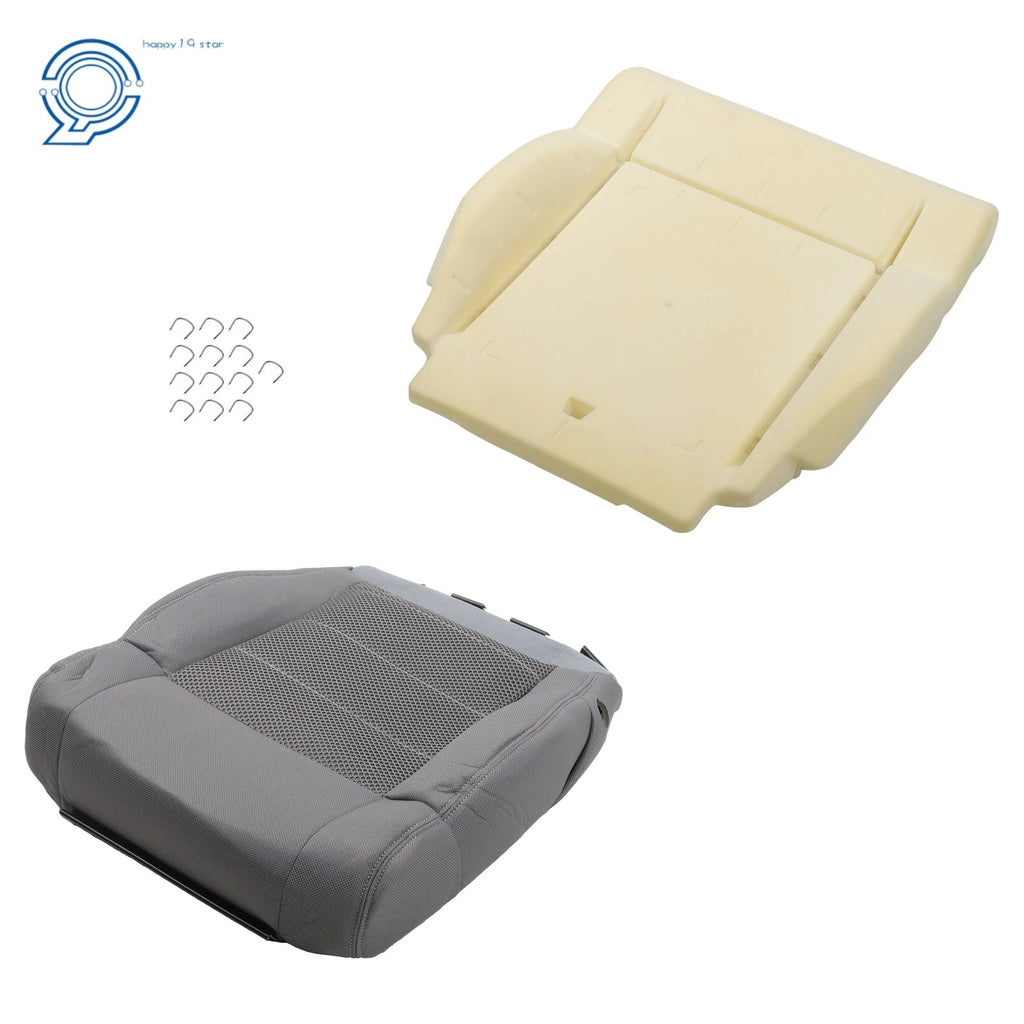 Seat Cushion Pad for Jeep Wrangler (2007–2012) Cloth Gray