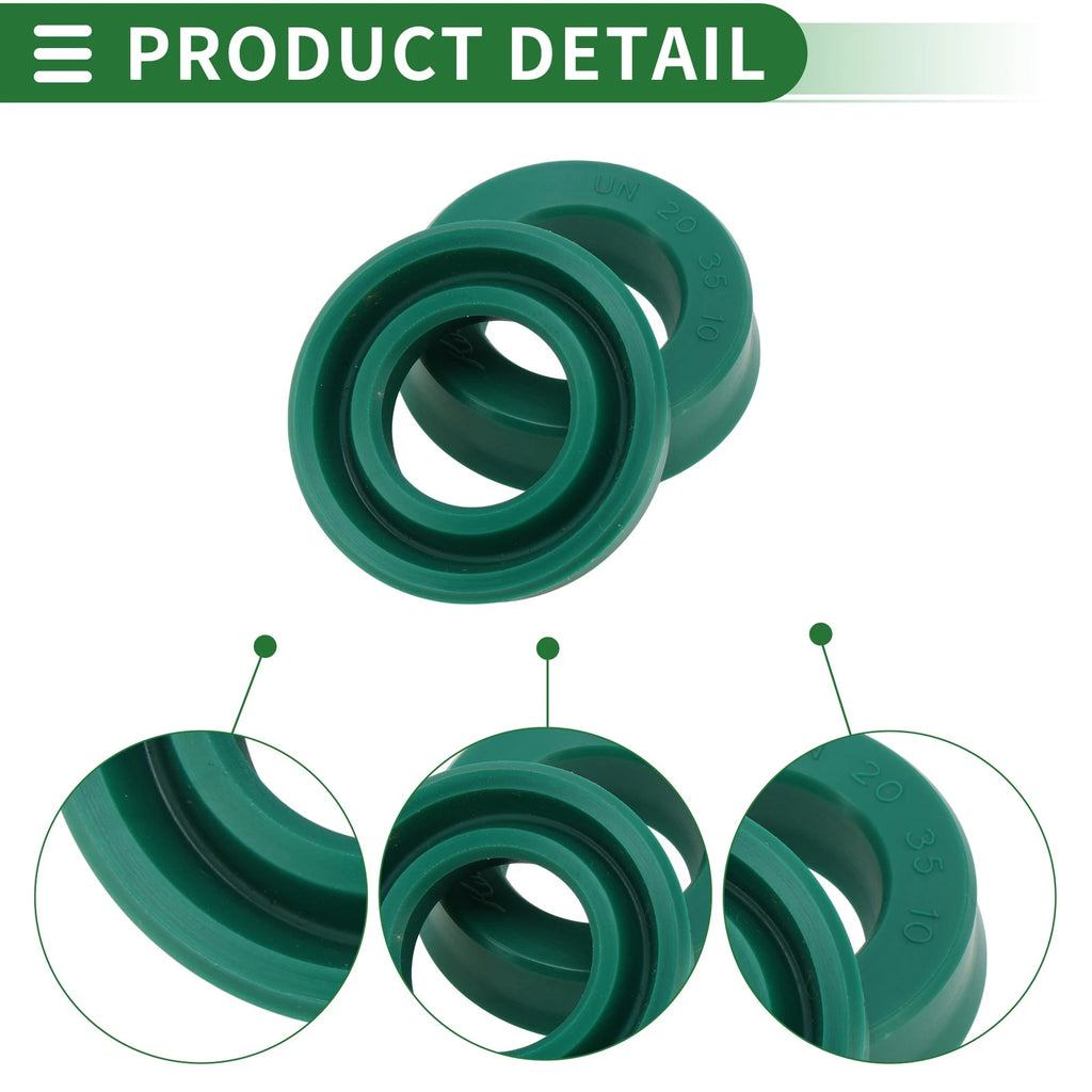 Set of 5 Oil Seal Ring 20x35x10mm for Rotary Shaft (High Pressure)