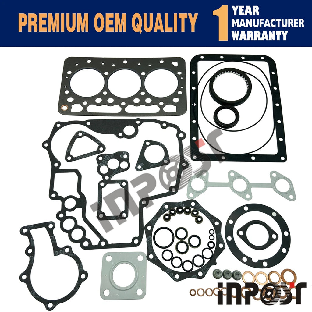 D600 Full Gasket Set for Kubota G5200H Tractor