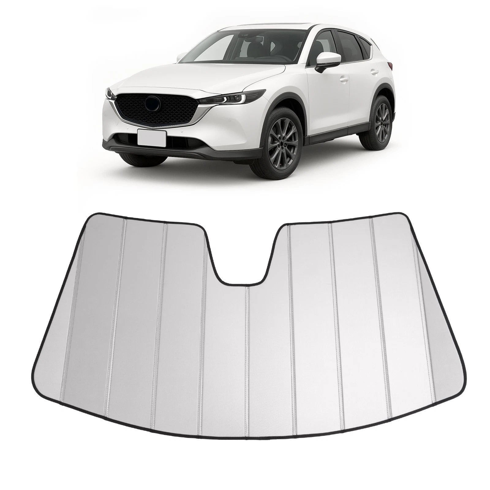 Front Windshield Sunscreen Sun Shade for Mazda CX-5 (2017–2024)