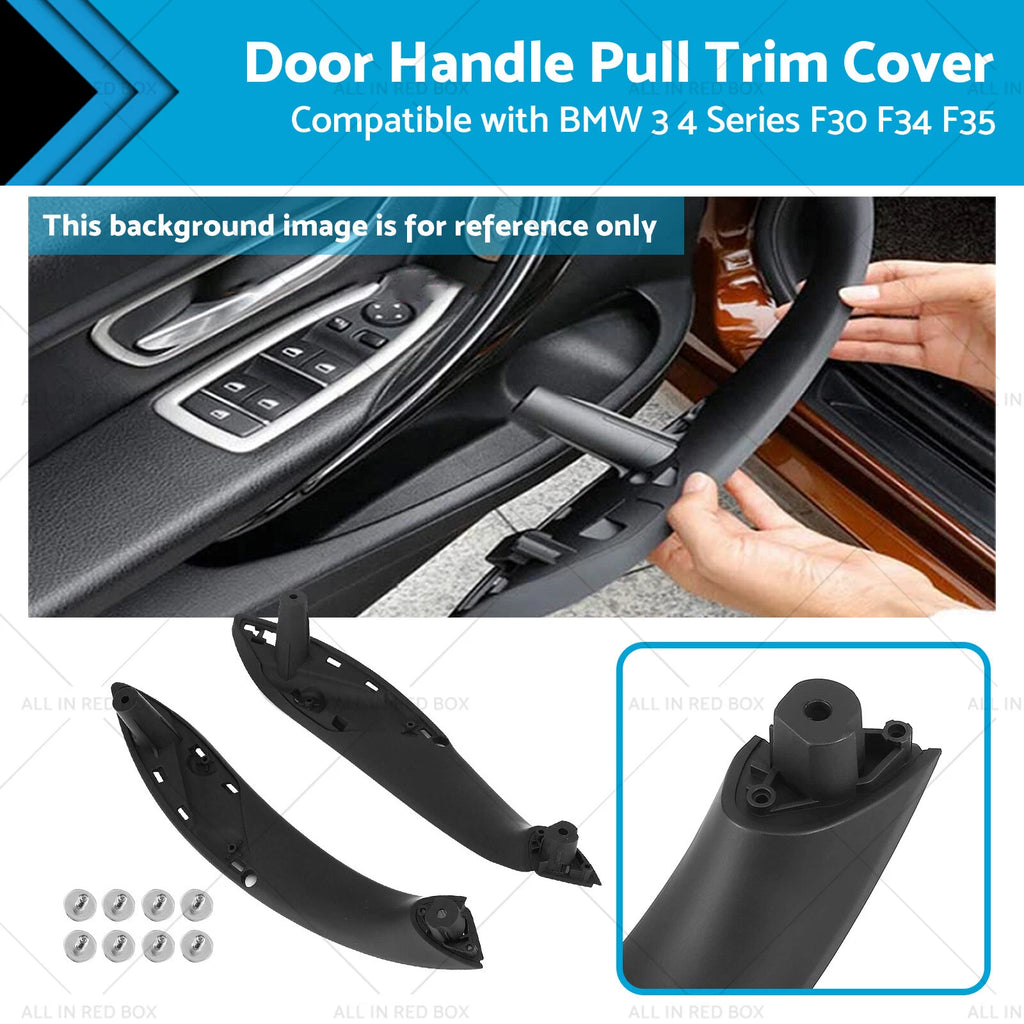 2X Front Door Handle Pull Trim Cover for BMW 3 4 Series (F30 F34 F35)