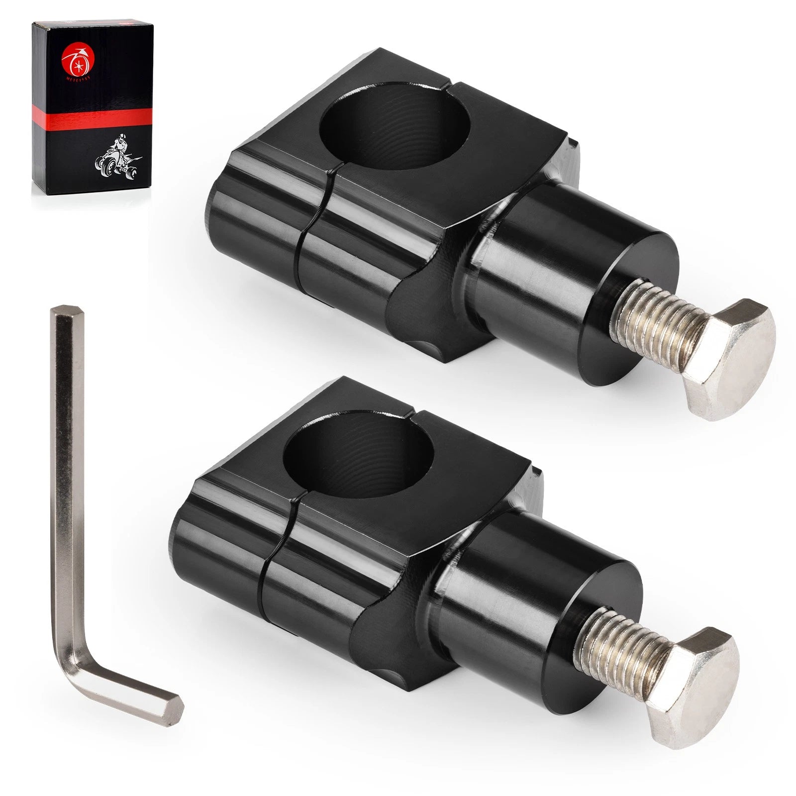1 Inch Handlebar Risers Pair for Yamaha V Star 1100 1300 250 650 950 (2000–2019)