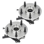 2X Front Wheel Bearings & Hubs for Jeep Wrangler (2007–2016)