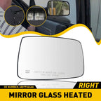 Power Heated Exterior Glass Mirror RH for Dodge Ram 1500 2500 (EXV)