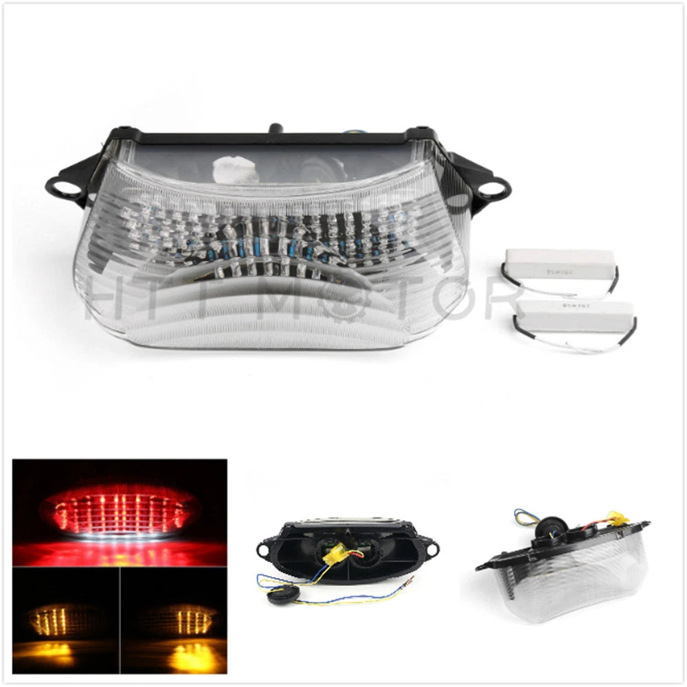 Clear LED Tail Light Turn Signals for Honda SuperHawk 1000 VTR1000F (1998–2005)