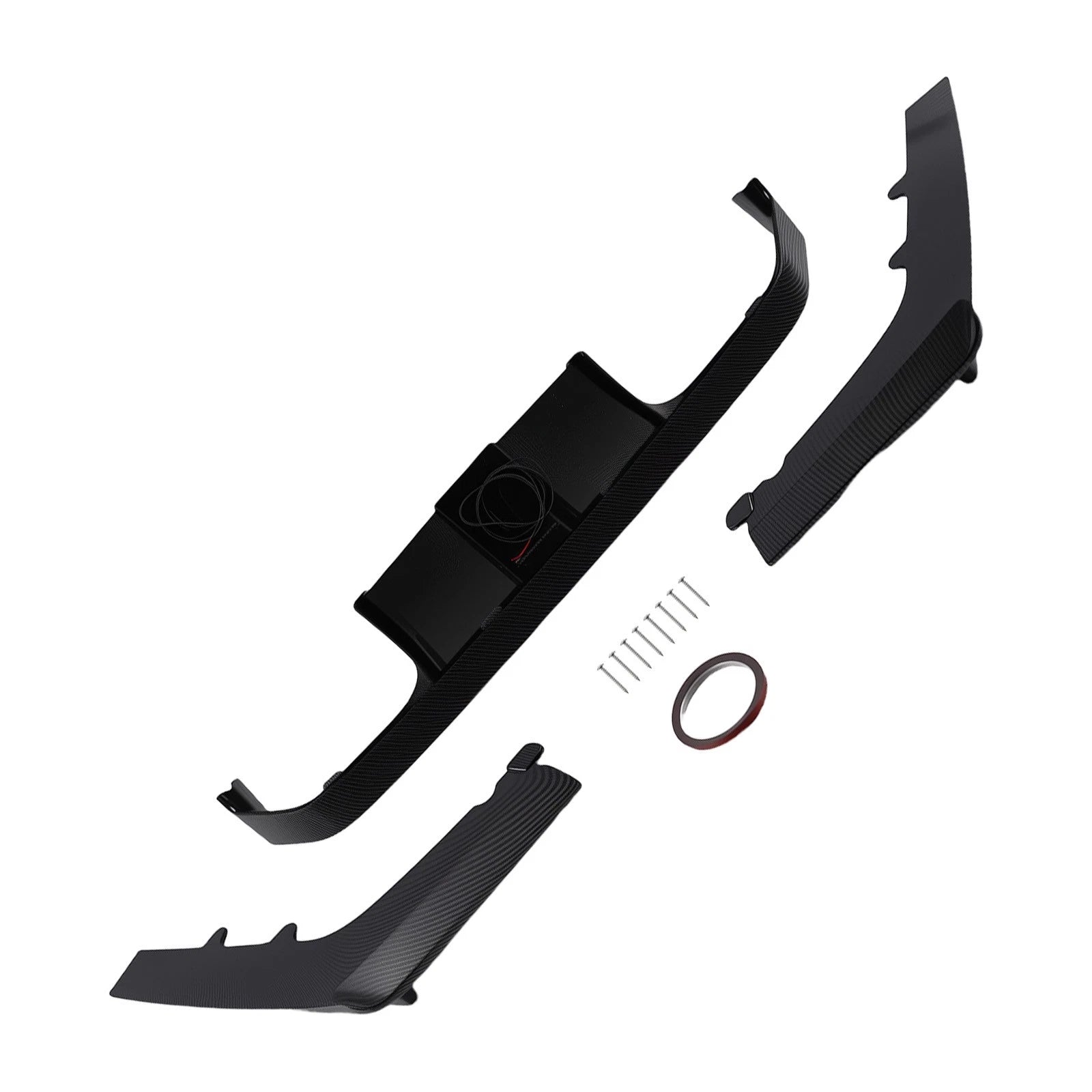 Carbon Style Rear Diffuser with LED for BMW F80 M3 F82 M4 (2015-2020)