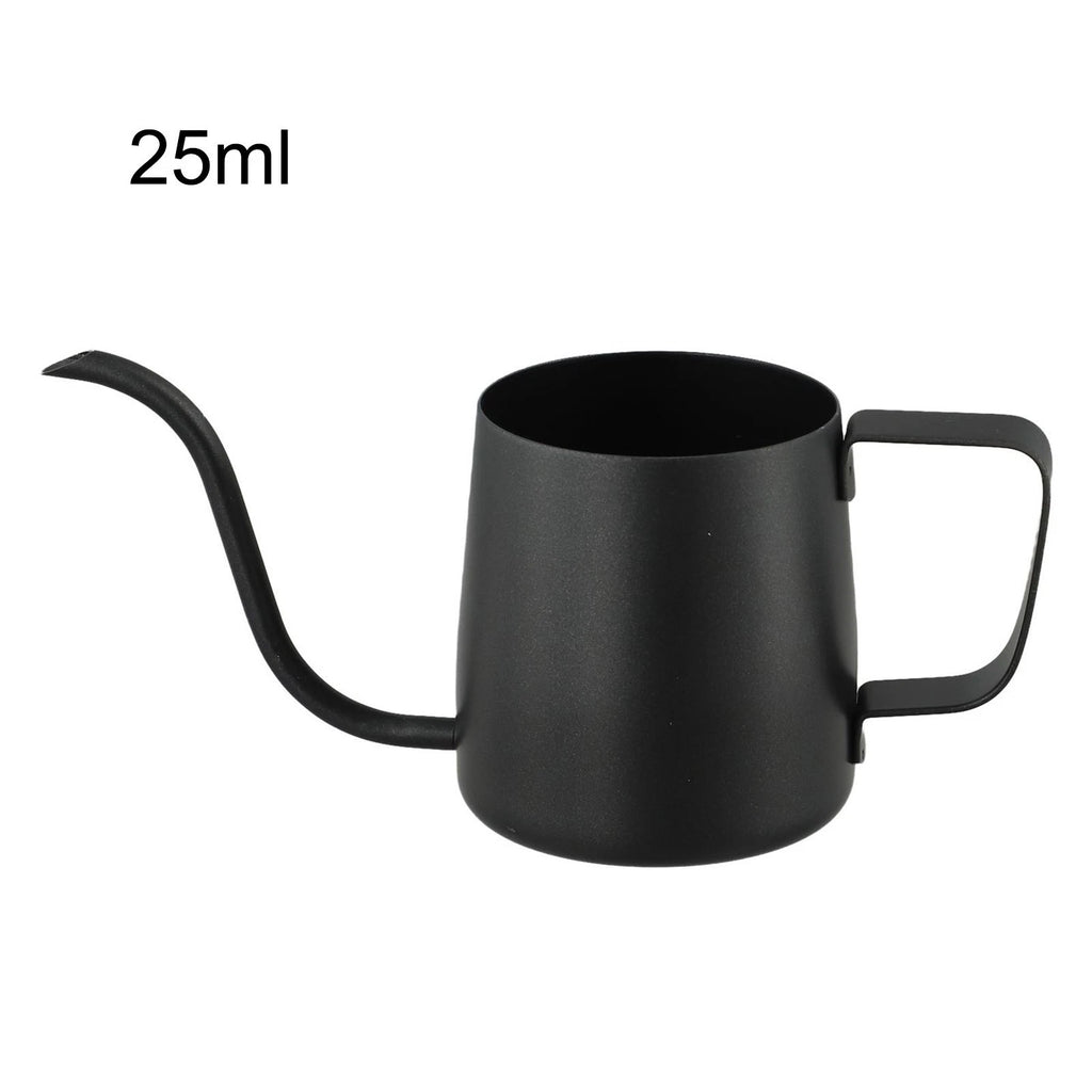 Set of 2 Black Stainless Steel Pots for Plants (Compact & Stylish)