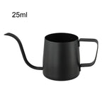 Set of 2 Black Stainless Steel Pots for Plants (Compact & Stylish)