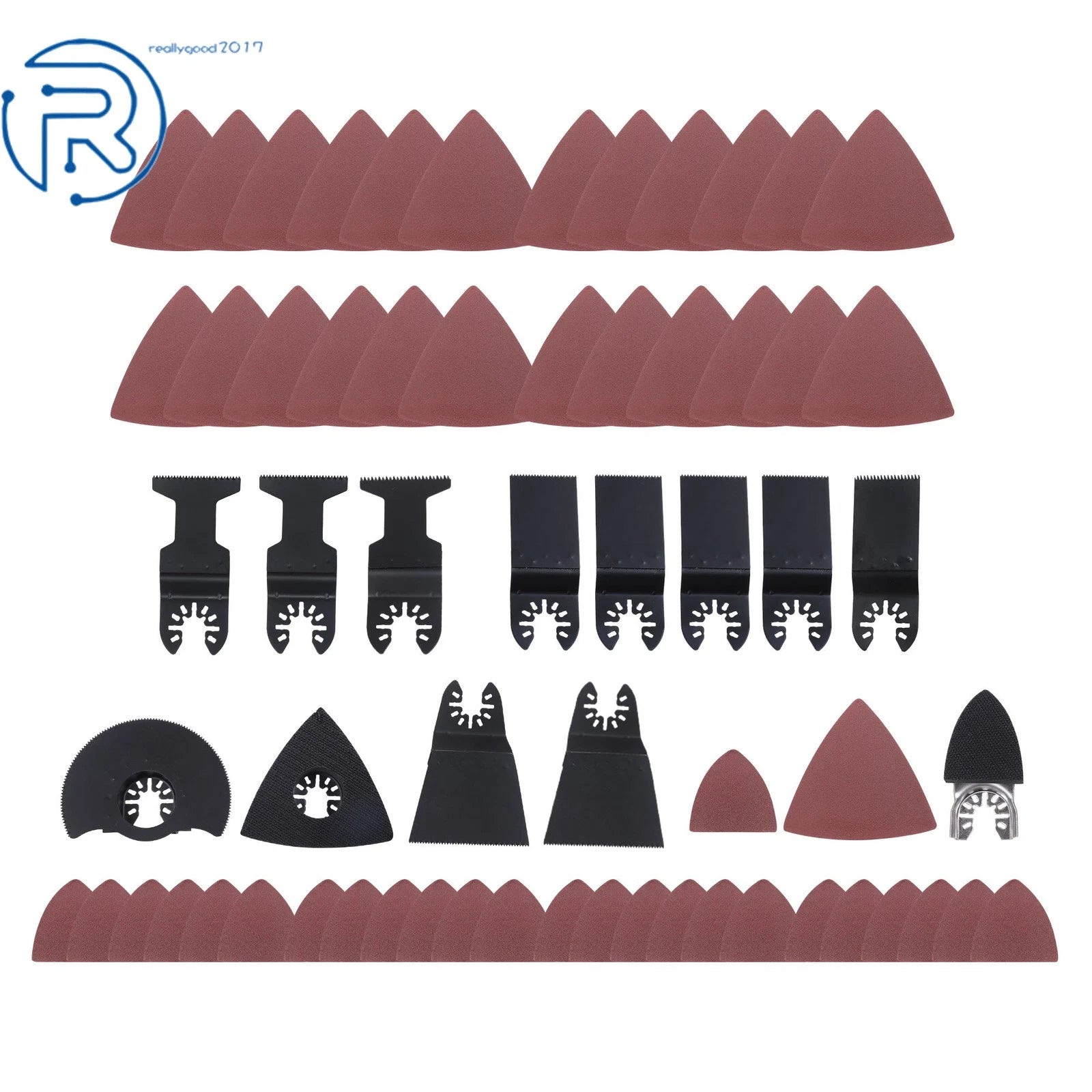 63 Pcs Oscillating Saw Blades for Metal (Universal Fit)