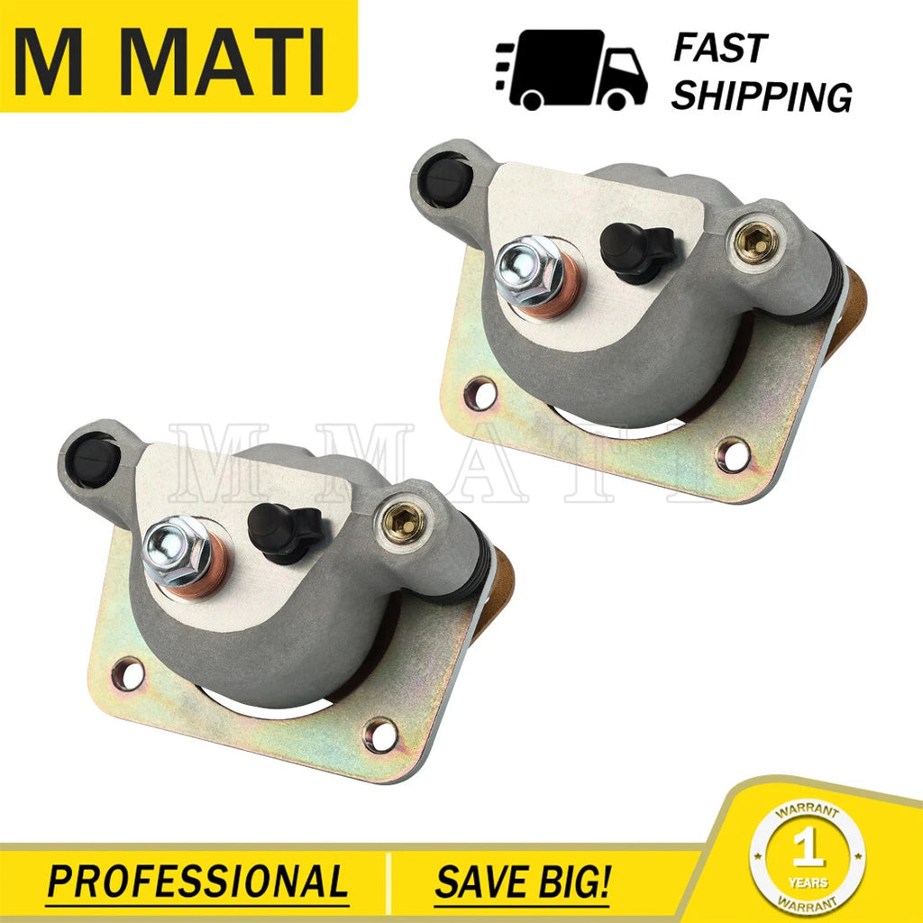 Set of 2 Rear Brake Calipers w/Pads for Polaris Ranger 700 6x6 EFI (2006–2009)