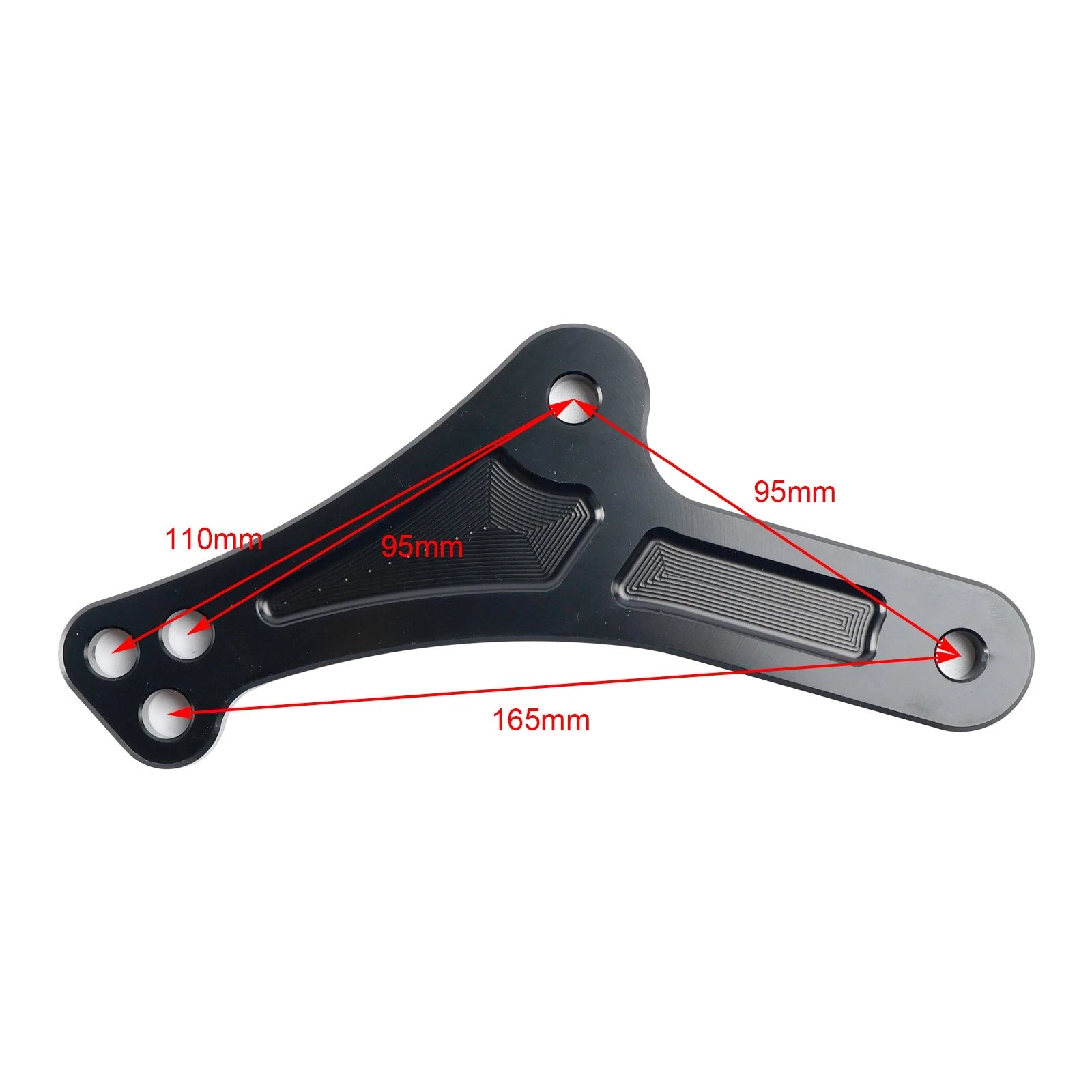 Adjustable Lower Suspension Links for Kawasaki ZX-25R (2022–2025) Black