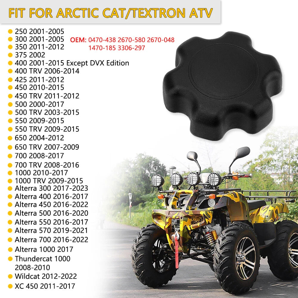 Gas Cap for Arctic Cat XT 500 ATV (2000–2017) 0470-438, 43726