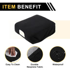 Center Console Lid Armrest Cover for Ford F-150 (2015–2020) Soft Foam Black