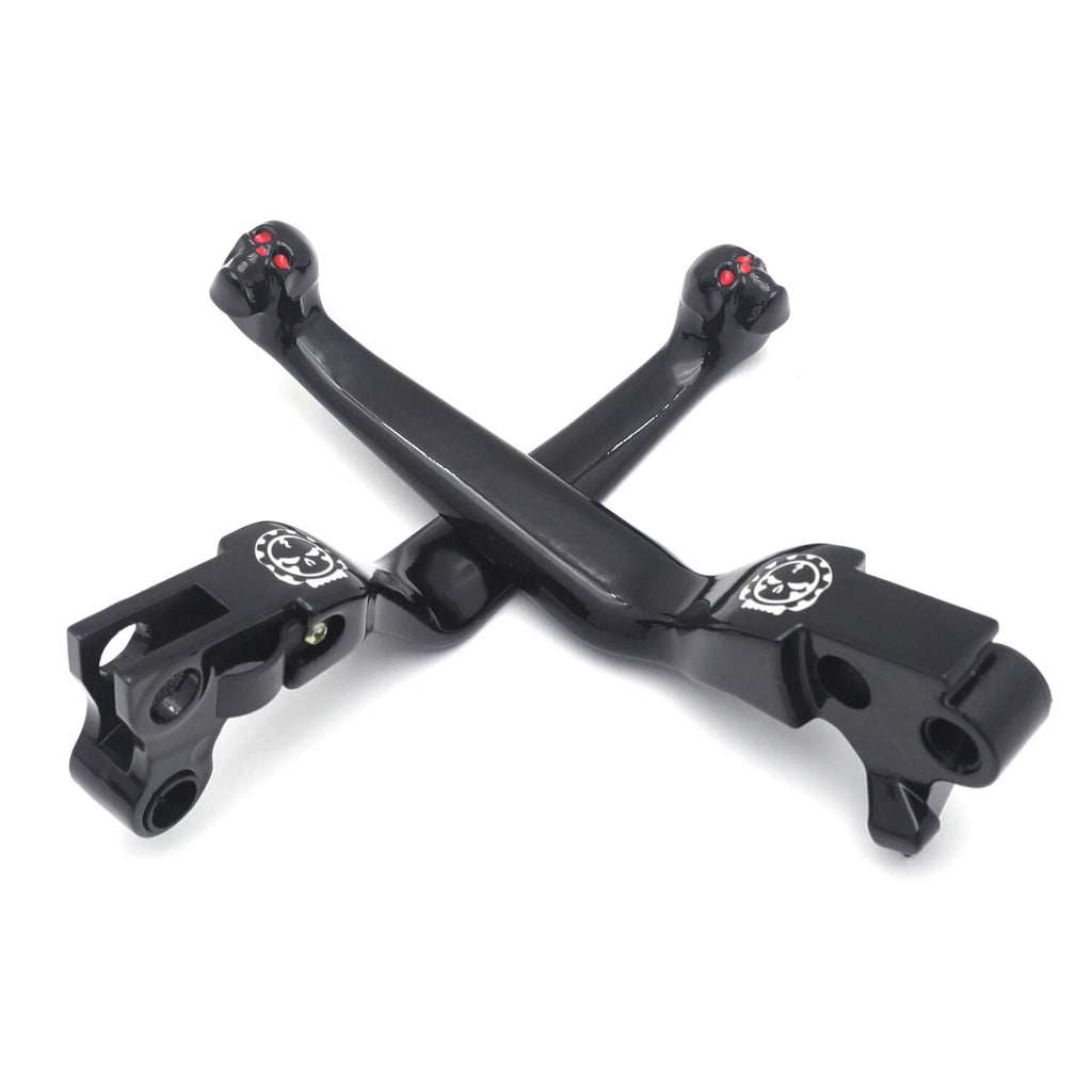 Black Hand Brake Clutch Lever for Harley XR XL Iron 883 1200C Sportster (1996–2014)