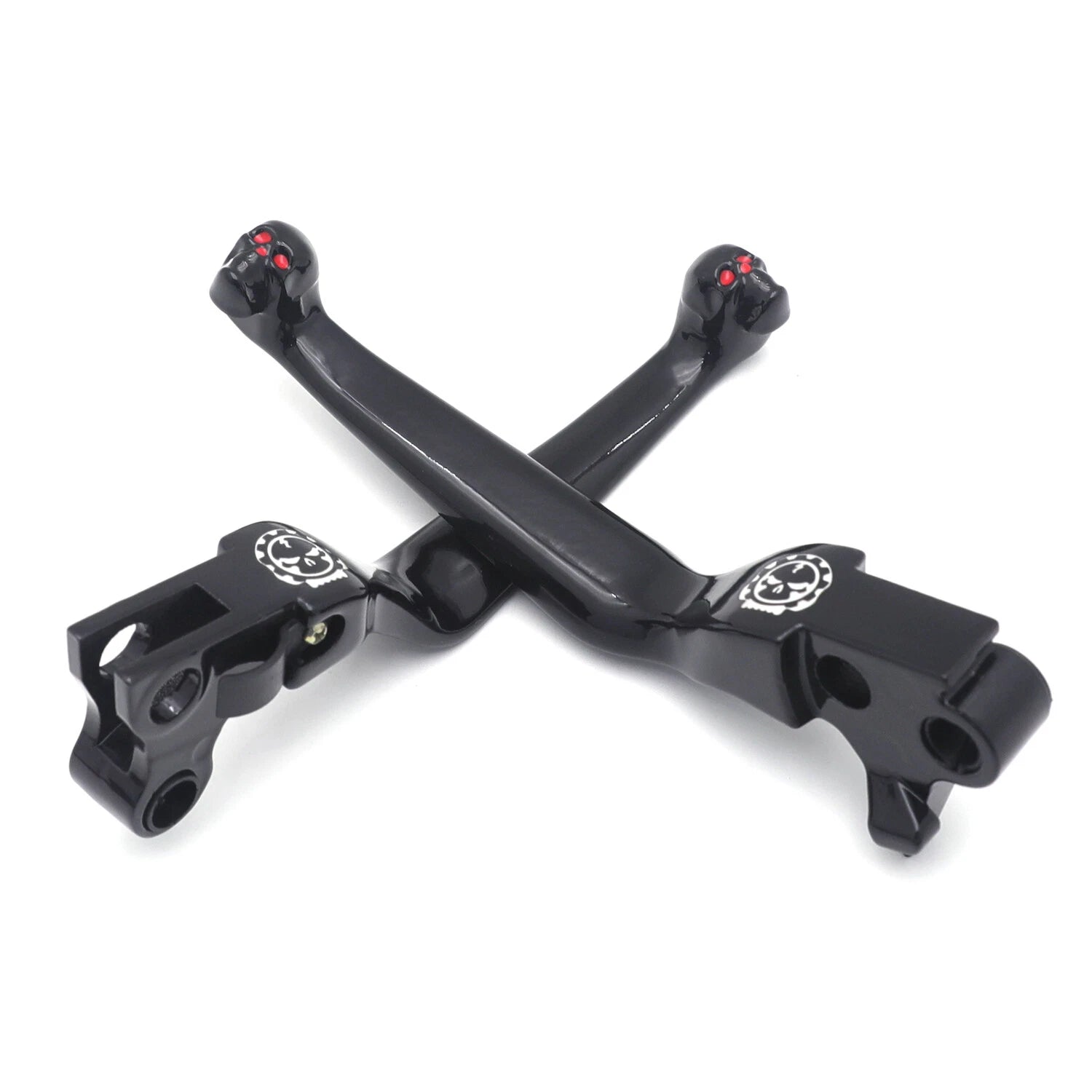 Black Hand Brake Clutch Lever for Harley XR XL Iron 883 1200C Sportster (1996–2014)