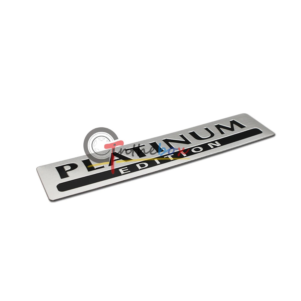 Aluminum Rear Fender Trunk Emblem Badge for Car