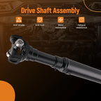 Propeller Shaft Front for Dodge Ram 1500 (1997–2001), Ram 2500/3500 (1994–2002) 4WD
