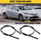 Set of 2 Drip Side Trim Finish Moldings for Toyota Corolla (2014–2017)