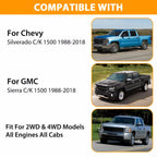 2" Rear Drop Shackles for Chevy Silverado 1500 GMC Sierra 1500 (1988–2018)