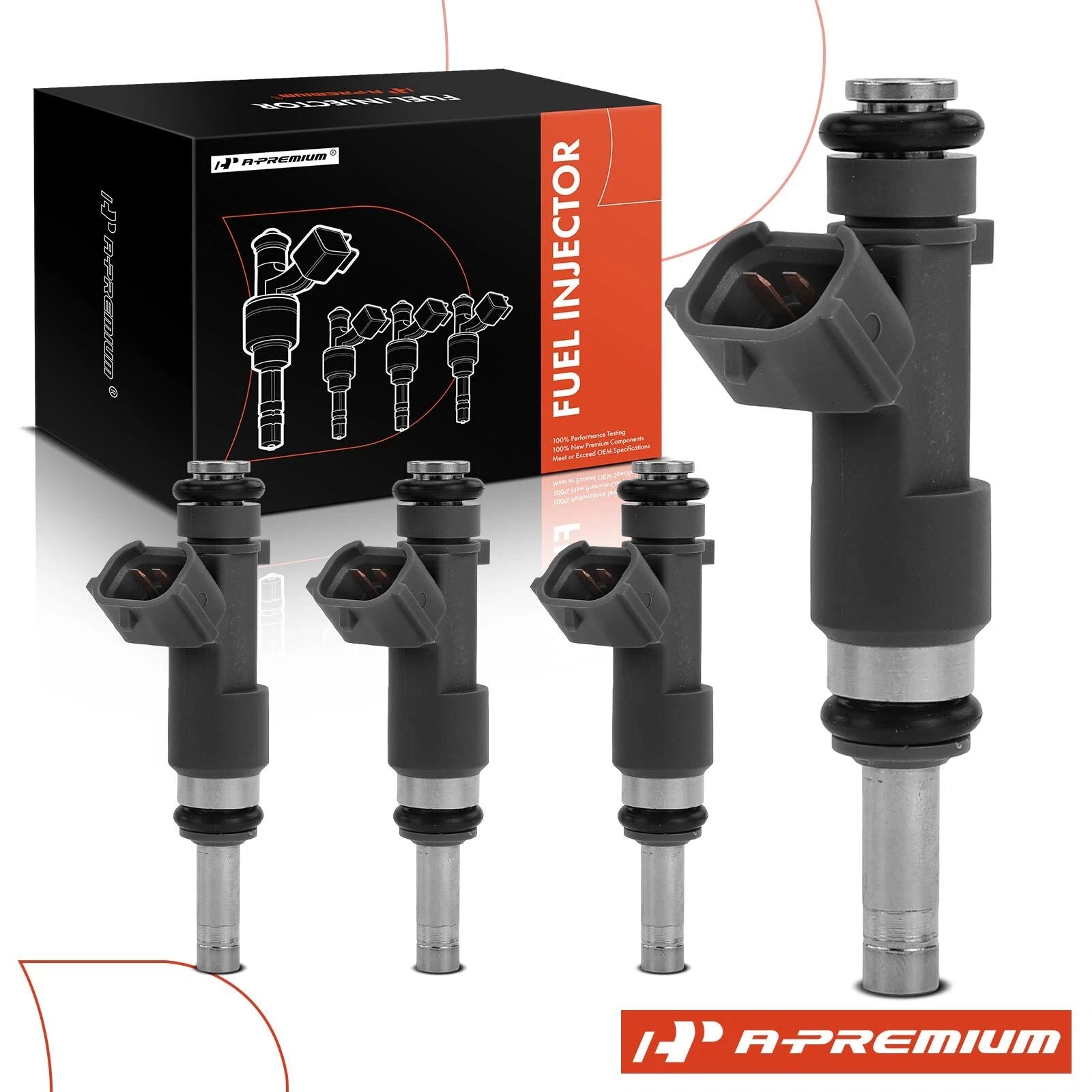 Set of 4 Fuel Injectors for Nissan Frontier (2005–2019)