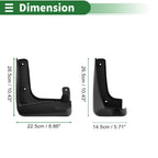 Mud Flaps Splash Guards for Hyundai Tucson (2017–2020) W/ Mount Accessories