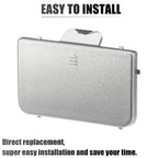Tow Hook Eye Hole Cover for Mercedes-Benz C-Class (2015–2021) Silver Tone