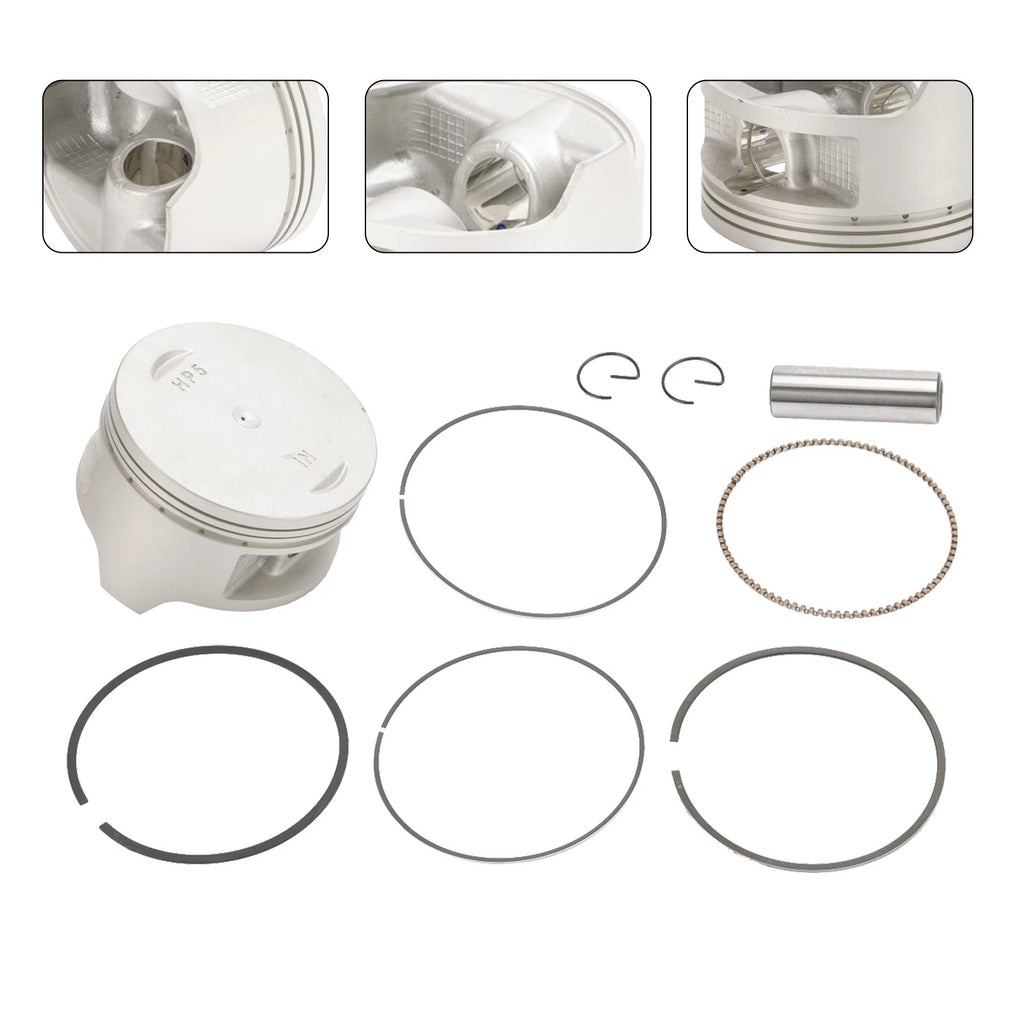 Piston Rings Set 86.5mm for Honda Rancher TRX420TE TRX420FM (2007–2018)