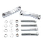 Set of 2 Chrome Front Fender Brackets for Harley Touring (2014–2019)