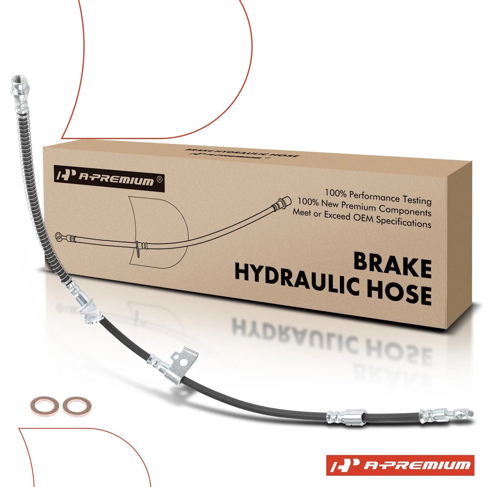 Front Left Brake Hydraulic Hose for Kia Amanti (2007–2009)