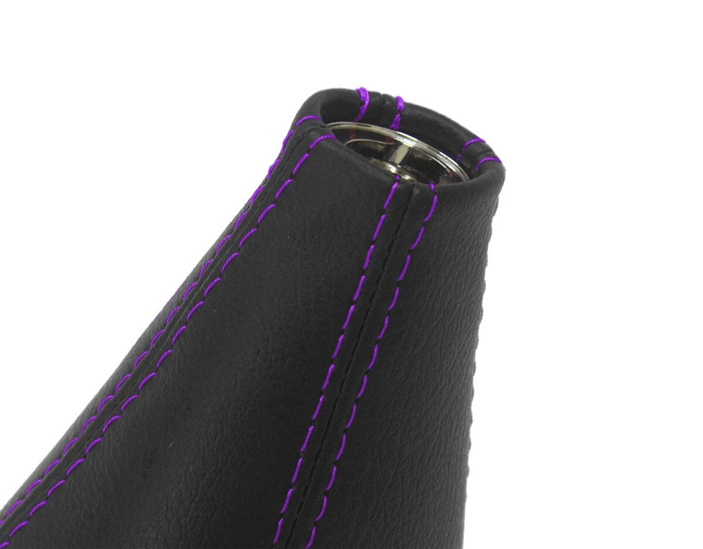 Manual Shift Boot Cover for Acura Integra (1990–1993) Purple Stitch
