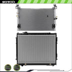 Radiator & A/C Condenser for Toyota Tacoma 1998–2000 2.4L 4899 1778