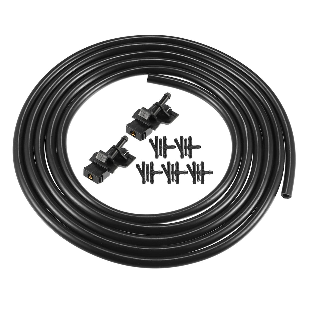 2X Windshield Washer Nozzle & 2.5m Hose Kit for Toyota Scion  85381-12300