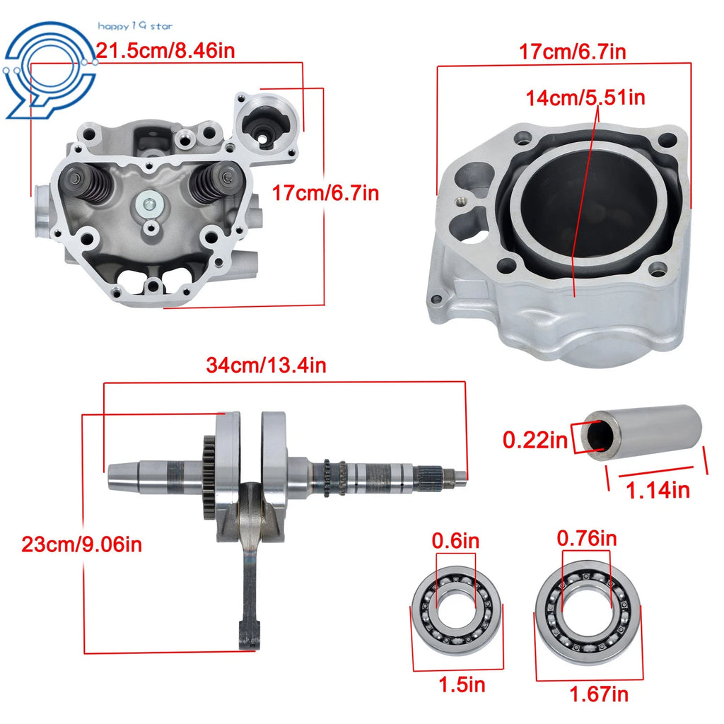 Cylinder Head Repair Kit for Honda TRX420 (2009–2024)