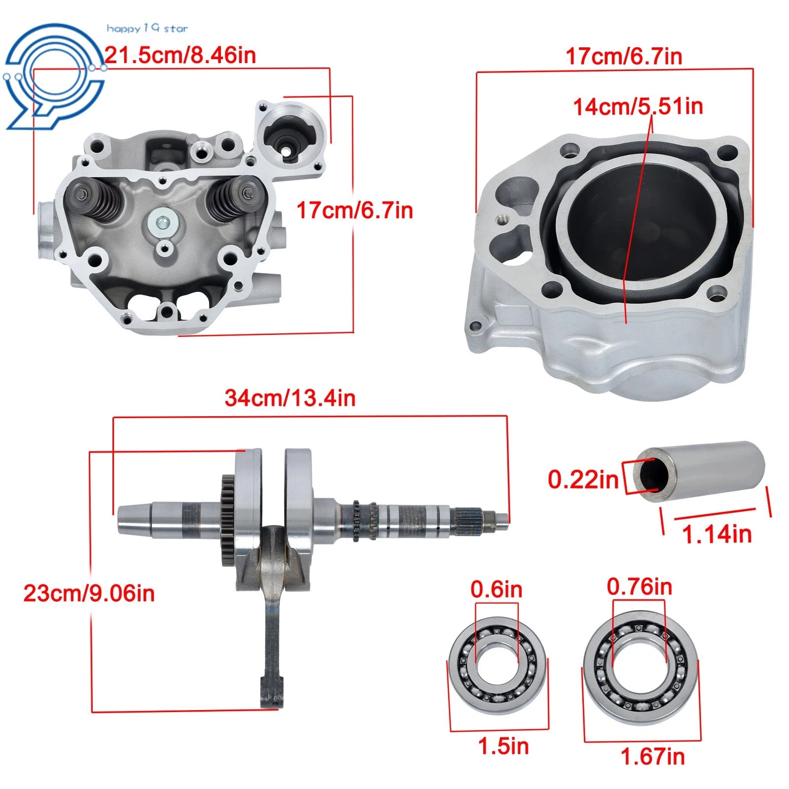 Cylinder Head Repair Kit for Honda TRX420 (2009–2024)