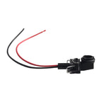 Black ABS Material / Bulb Socket Cable Adapter Lamp Holder Connector for Golf