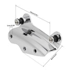 4 Point Docking Hardware Kit for Harley Road Street Glide (2009–2013) Chrome