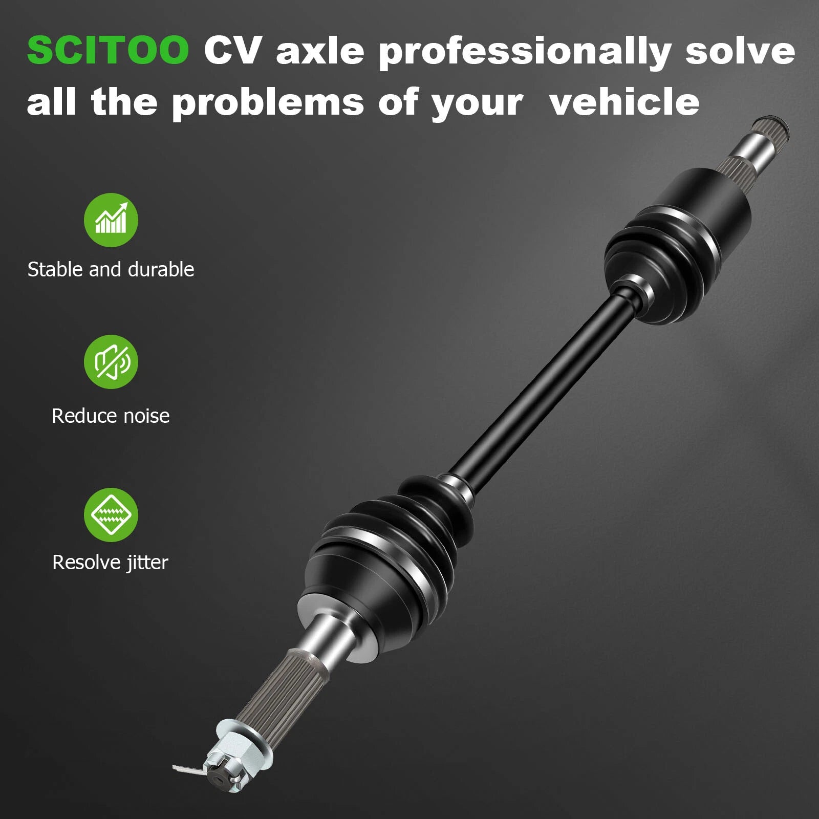 Rear Left CV Axle Drive Shaft for Polaris Ranger 500 / XP 700 (2007–2009)