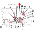 Cylinder Intermediate Shaft Belt for John Deere Combine (AMH75816, H75816)