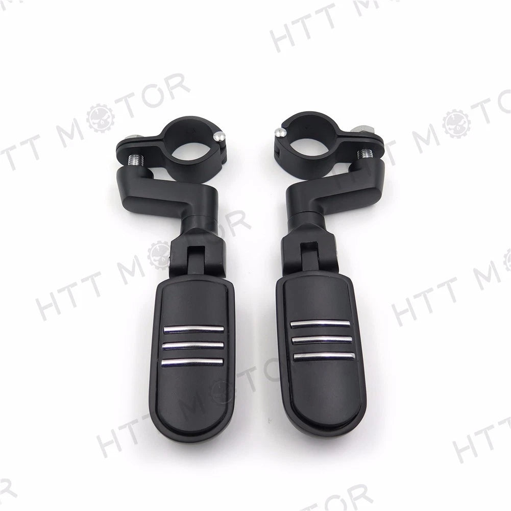 1.5" Flame Foot Peg Clamps for Yamaha Roadstar XV1700 (2001–2007)