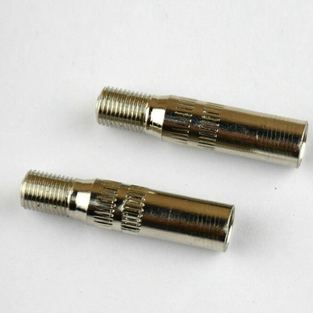 2 Pc Valve Cap Stem Extensions for Chrome-plated Waterproof
