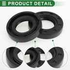 Set of 5 Oil Seal Ring NBR Rubber 19x35x7mm for Universal Applications