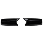 Gloss Black Add-On Rearview Side Wing Mirror Cap Cover for GMC Sierra 1500 (2014–2019)