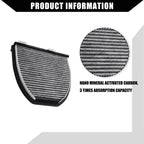 Cabin Air Filter with Activated Carbon for Mercedes-Benz C200 C250 (2015–2020)