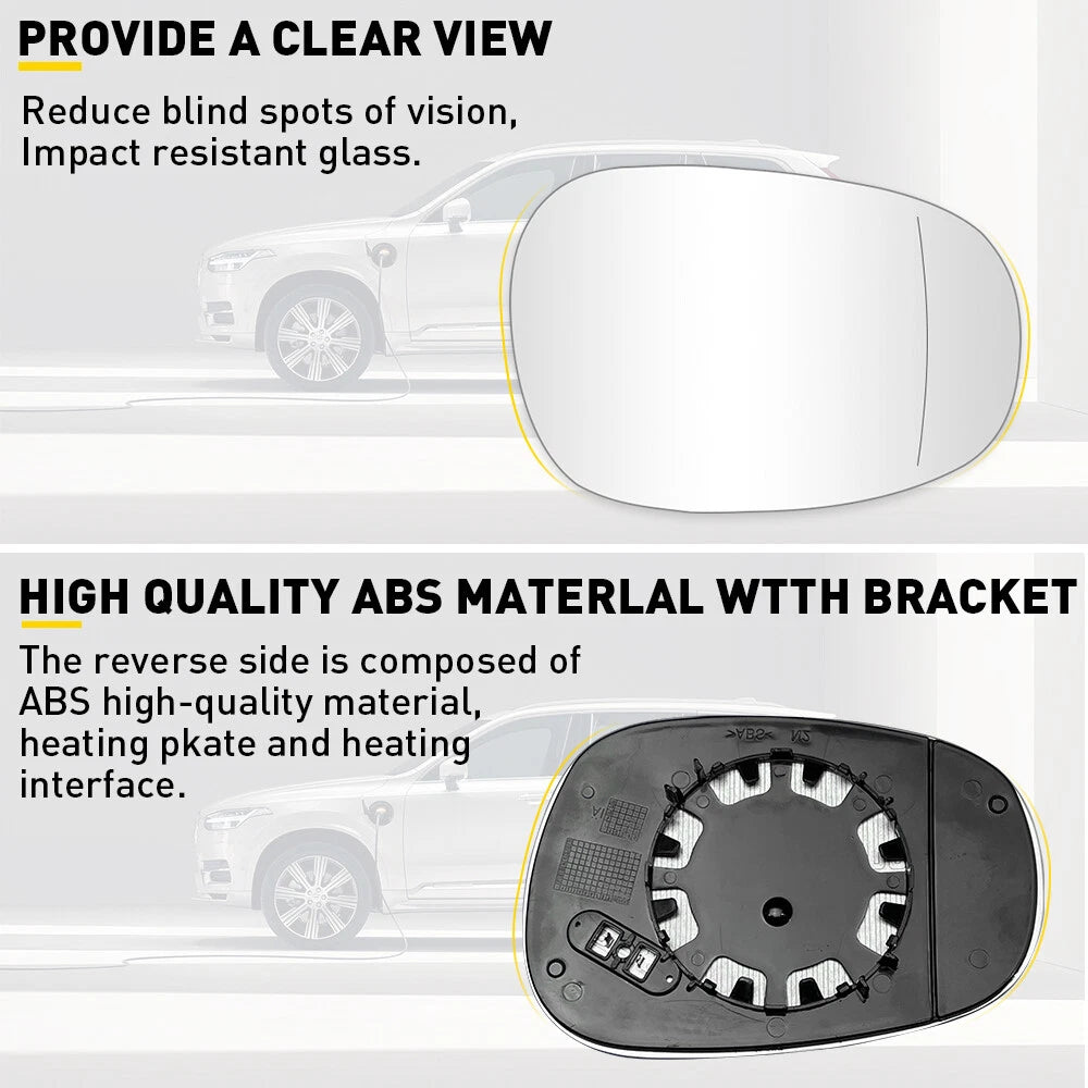 Heated Passenger Side Mirror Glass for BMW E81 E90 E91 E92 (2009â2013)