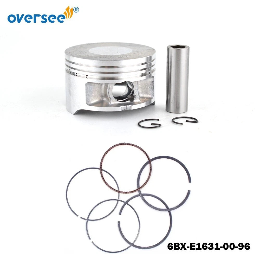 Piston & Ring Set for Yamaha F4-6HP Outboard (1996) 6BX-E1631-00-96, 6BX-E1603-0