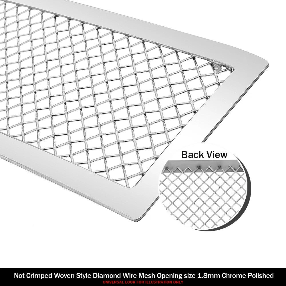 Stainless Chrome Mesh Grille Insert for Honda Fit (2018-2019)