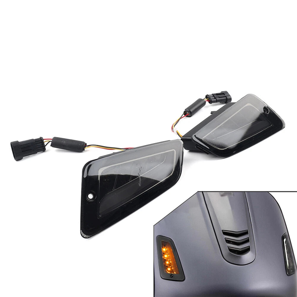 LED Front Turn Signal Light for Vespa GTS125 250 300 GTV 250 300 (2005–2023)