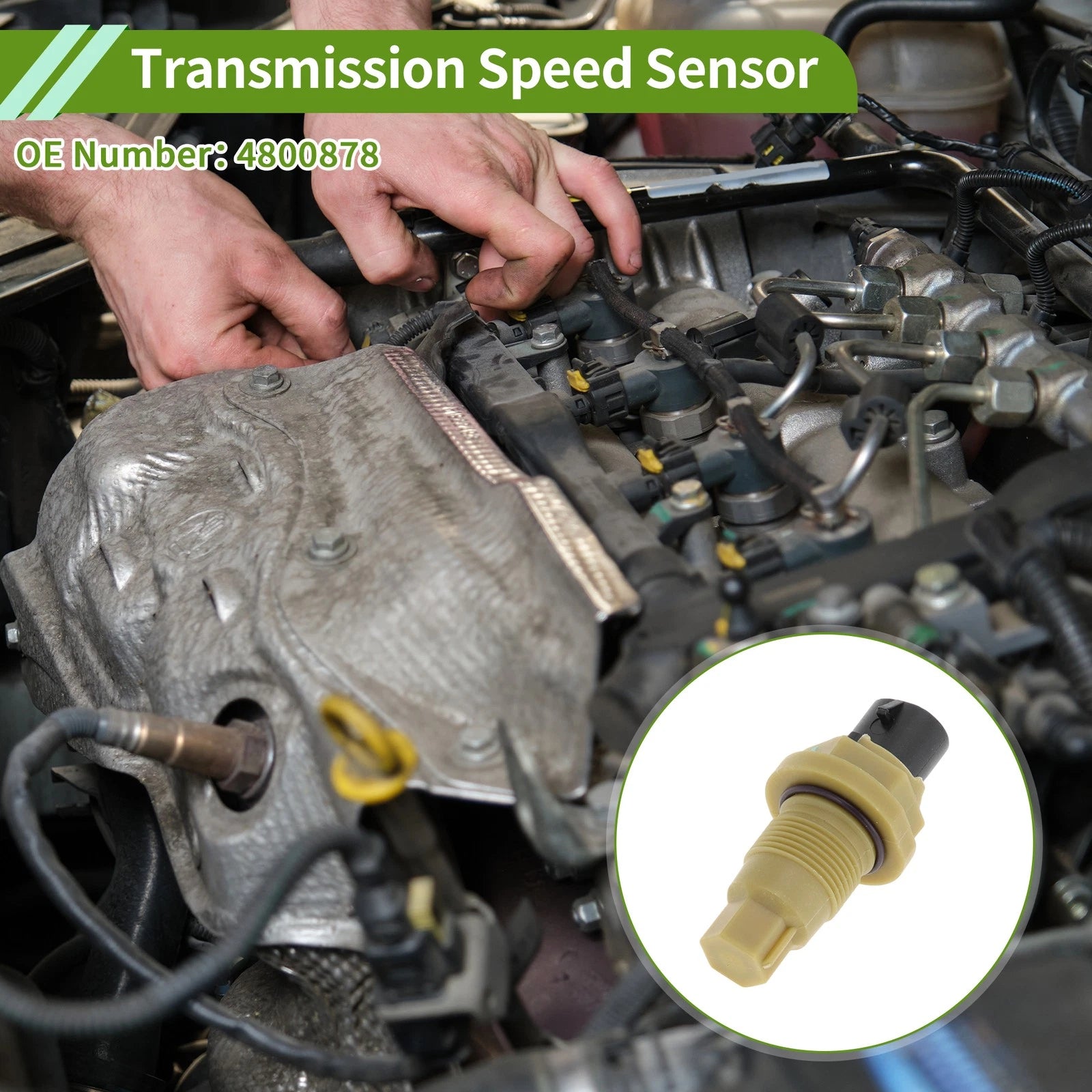 1 Pc Transmission Speed Sensor No.4800878 for Dodge Caravan (2001–2007)