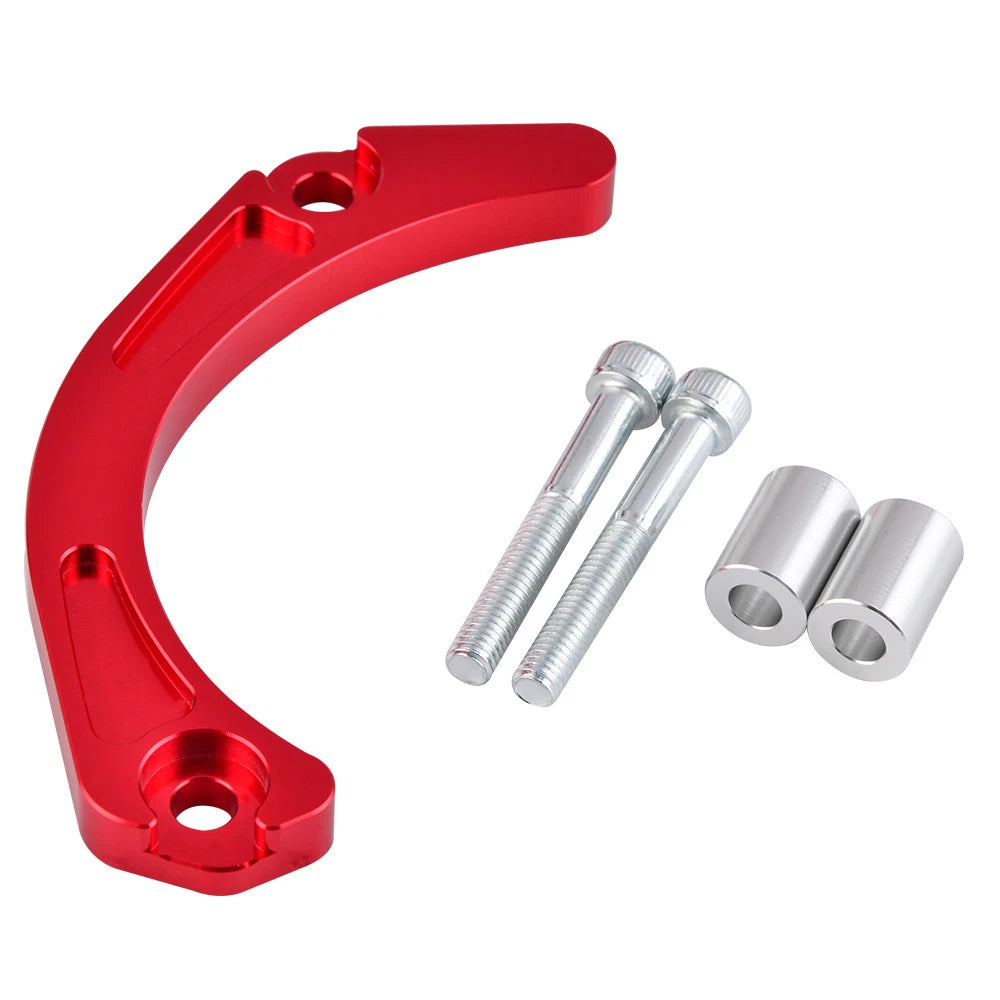 Case Saver Chain Guard for Suzuki Quadsport Z400 LTZ 400 (2003–2014) Red Aluminum