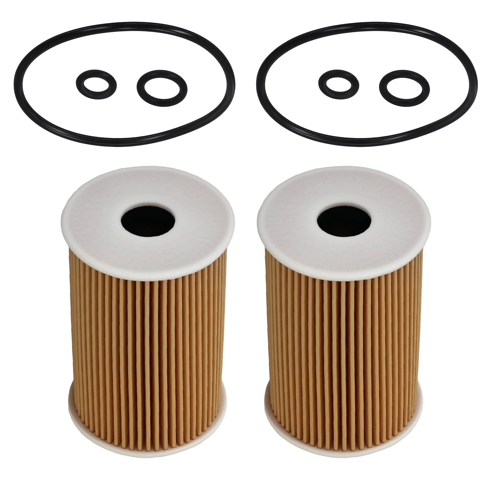 2X Engine Oil Filters for Volkswagen Passat 2.0L TDI (2012-2014)